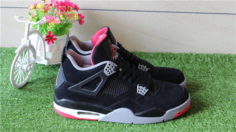 2016 Authentic Air Jordan 4 Retro Black Cement